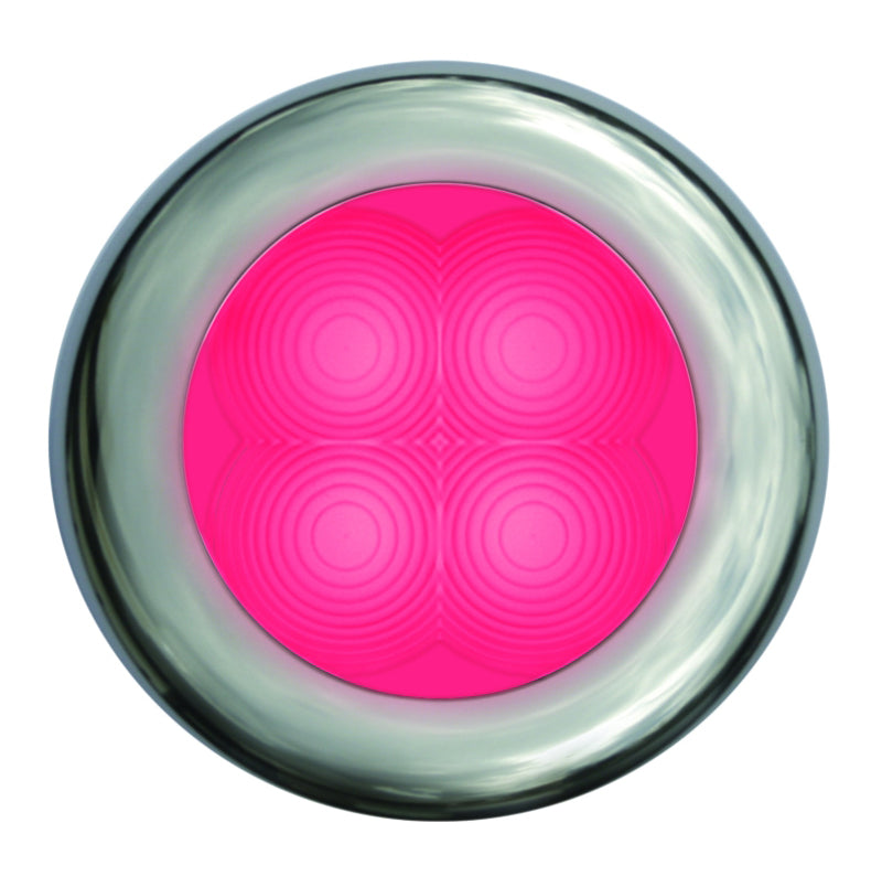 Hella Courtesy Lamp Rnd Red Md12 Ss Rim 2Xt 980507221 980507221 Photo - Primary
