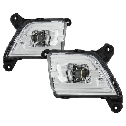 Spyder 19-20 Chevy Silverado 1500 OEM Style Full LED Fog Light w/Switch - Clear (Wont Fit RPO U12) 5086983 5086983 Photo - Primary