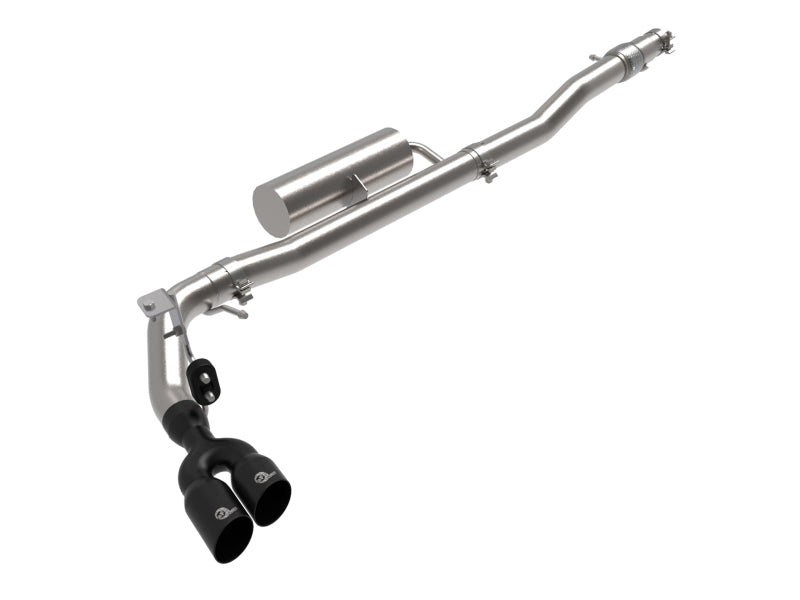 aFe Rebel Series 3in 304 SS Cat-Back Exhaust Side Exit w/ Black Tips 19-20 Ford Ranger L4-2.3L (t) 49-33119-B 49-33119-B Photo - Primary