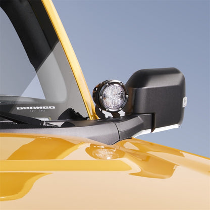 Ford Racing 2021+ Ford Bronco Mirror Mounted 4in Rigid LED Lights Kit M-15200K-BML M-15200K-BML Photo - Primary