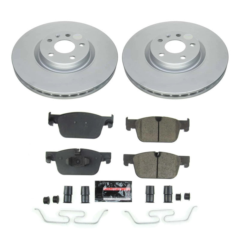 PowerStop Power Stop 19-21 Volvo S60 Front Z23 Coated Brake Kit CRK8227