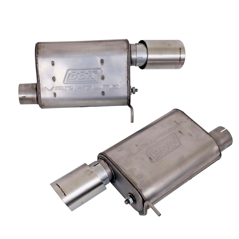 BBK Vari-Tune Axle Back Exhaust Kit 2 Adjustable Performance Mufflers 2-3/4 Pipe 4 in. Tips 41065 41065 User 1