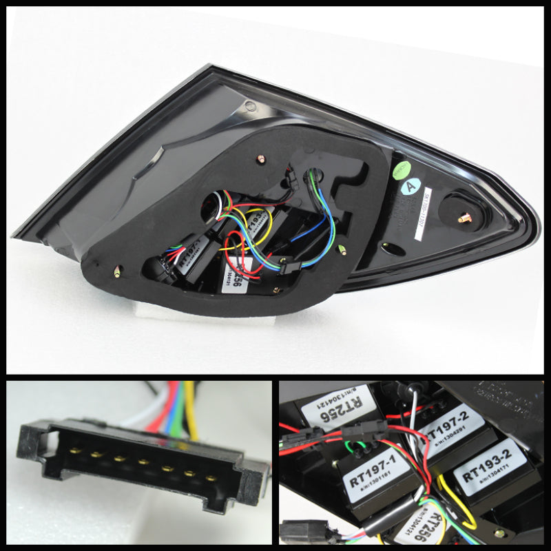 Spyder Mercedes Benz W204 C-Class 08-11 LED Tail Lights Incandescent only - Blk ALT-YD-MBZC08-LED-BK 5072689 5072689 User 1
