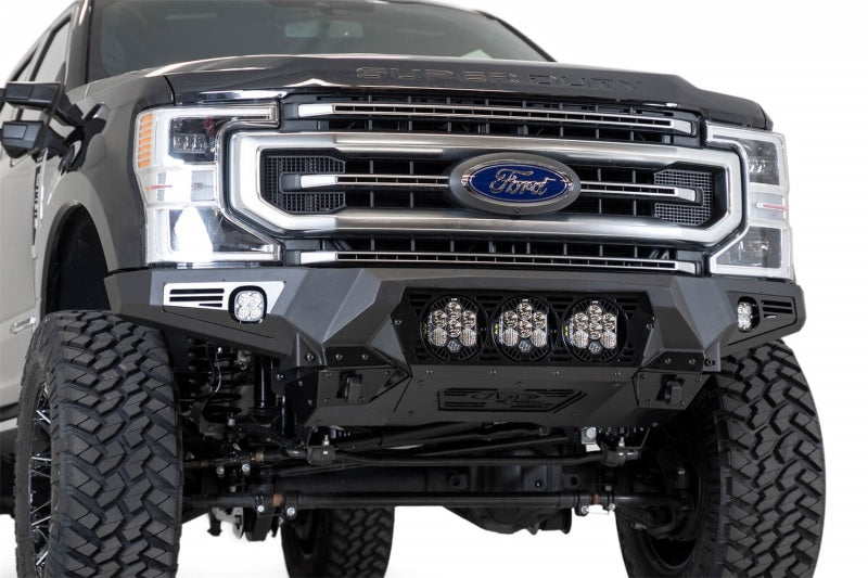 Addictive Desert Designs 17-20 Ford Super Duty Bomber Front Bumper w/ Mounts For 3 Baja Designs LP6s F160014100103 F160014100103 Photo - Primary
