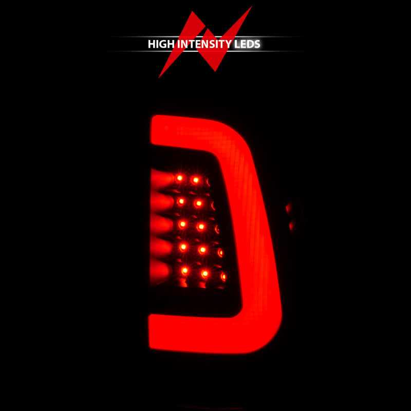 ANZO 2008-2016 Ford  F-250  LED Tail w/ Lights Bar Black Housing Smoke Lens 311379 311379 Photo - Unmounted