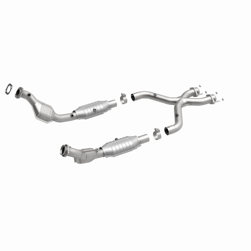 MagnaFlow Ford Mustang HM Grade Federal / EPA Compliant Direct-Fit Catalytic Converter 93671 360 Degree Image Set