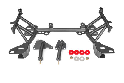 BMR Suspension BMR 93-02 4th Gen F-Body K-Member LT1 Motor Mounts Standard Rack Mounts Black Hammertone KM341H KM341H Photo - Primary