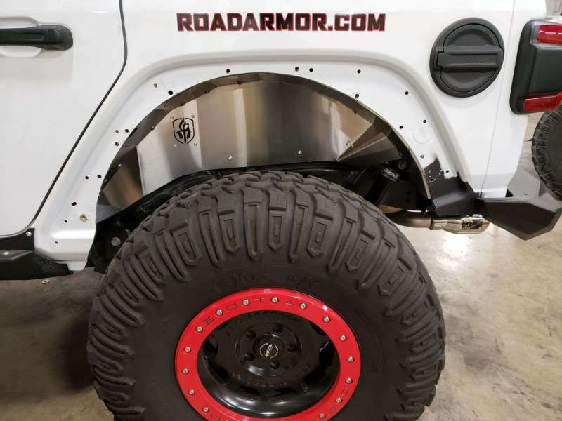 Road Armor 18-20 Jeep Wrangler JL Stealth Rear Fender Liner Body Armor - Raw 518LFR0Z 518LFR0Z Photo - Primary