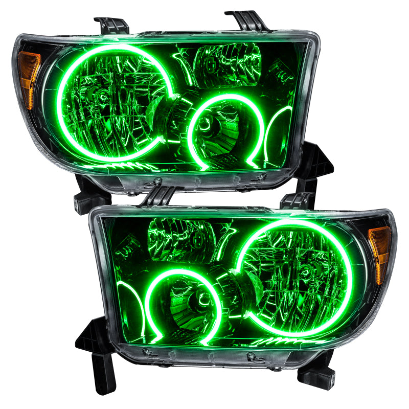 ORACLE Lighting Oracle 07-11 Toyota Tundra Pre-Assembled Headlights - Black Housing - ColorSHIFT w/ BC1 Controller 7119-335 7119-335 Photo - out of package