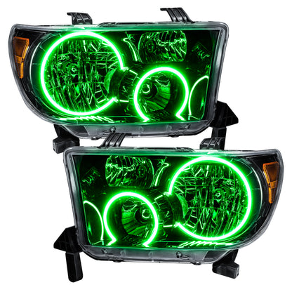 ORACLE Lighting Oracle 07-11 Toyota Tundra Pre-Assembled Headlights - Black Housing - ColorSHIFT w/ BC1 Controller 7119-335 7119-335 Photo - out of package