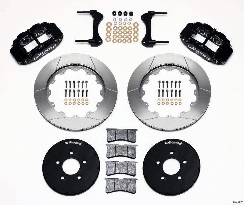 Wilwood Narrow Superlite 6R Front Hat Kit 14.00in 1994-2004 Mustang 140-9117 140-9117 Photo - Primary