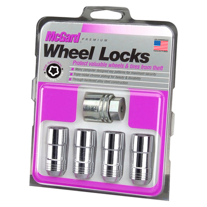 McGard Wheel Lock Nut Set - 4pk. (Cone Seat) 9/16-18 / 7/8 Hex / 1.765in. Length - Chrome 24234 24234 Photo - in package