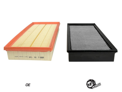 aFe Magnum FLOW Pro DRY S OE Replacement Filter 10-20 Land Rover v8-5.0L (Pair) 31-10284-MA 31-10284-MA Photo - Unmounted