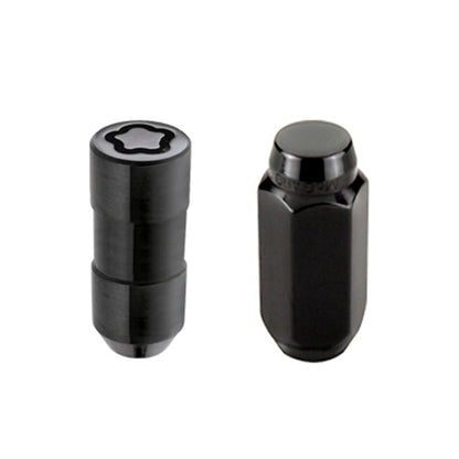 McGard 6 Lug Hex Install Kit w/Locks (Cone Seat Nut) M14X1.5 / 13/16 Hex / 1.945in. Length - Black 84622 84622 Photo - Primary