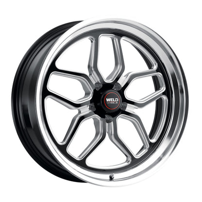 Weld S107 22X8.5 Laguna 5X120.7 ET06 BS5.00 Gloss Black MIL Dia 78.1 S10728563500 S10728563500 Photo - Primary