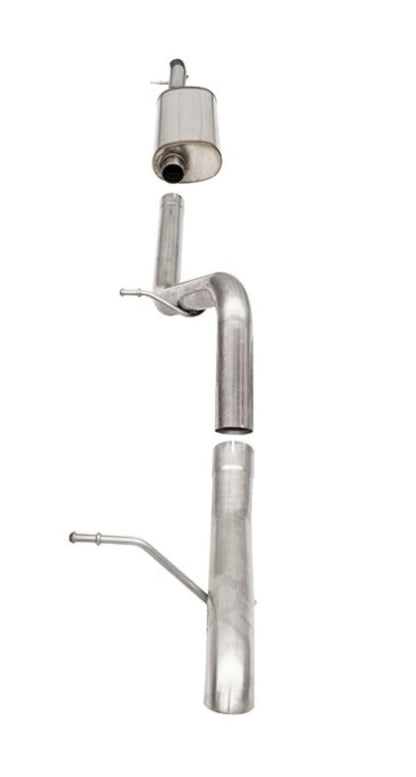 Corsa 07-18 Jeep Wrangler JKU 3.6L Sport 2.75in Cat-Back Exhaust w/ Single 4in Tips 21122 21122 User 1