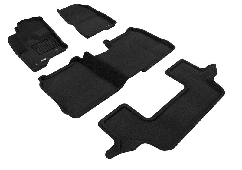 3D MAXpider 09-19 Ford Flex w/o Center Console Elegant 1st 2nd 3rd (2 Eyelets) - Set (Black) L1FR02104709 L1FR02104709 Photo - Primary