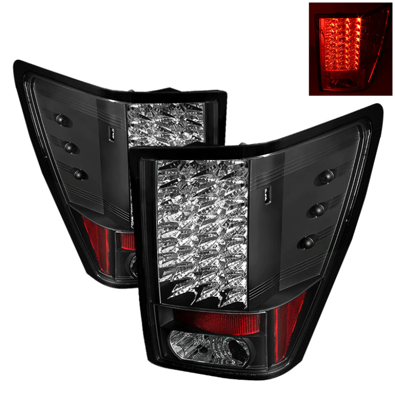 Spyder Jeep Grand Cherokee 07-10 LED Tail Lights Black ALT-YD-JGC07-LED-BK 5070197 5070197 Photo - Primary