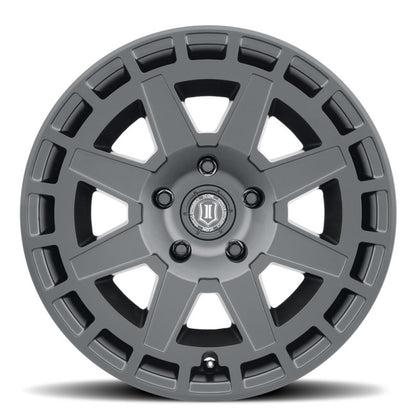 ICON Compass 17x8.5 6x5.5 0mm Offset 4.75in BS Satin Black Wheel 3217858347SB 3217858347SB Photo - Close Up
