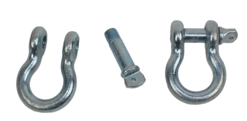Fishbone Offroad D Ring 3/4In Zinc 2 Piece Set FB21037 FB21037 Photo - out of package