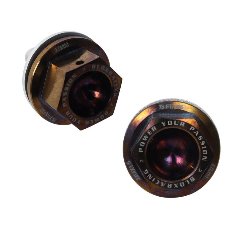 BLOX Racing Titanium Magnetic Oil & Transmission Drain Plug Set - Honda M14X1.5 BXAC-00405-6-TI BXAC-00405-6-TI User 1
