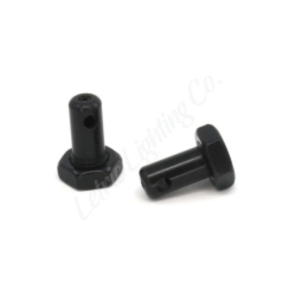 Letric Lighting Front Mirror Stem Mount for 45-Caliber MINI LEDs - Black Phosphate LLC-45C-FMB LLC-45C-FMB Photo - Primary