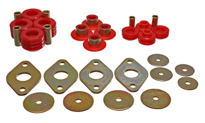 Energy Suspension Body Mount Set Red Toyota Pickup Base 1989-1995 8.4103R Photo - Primary