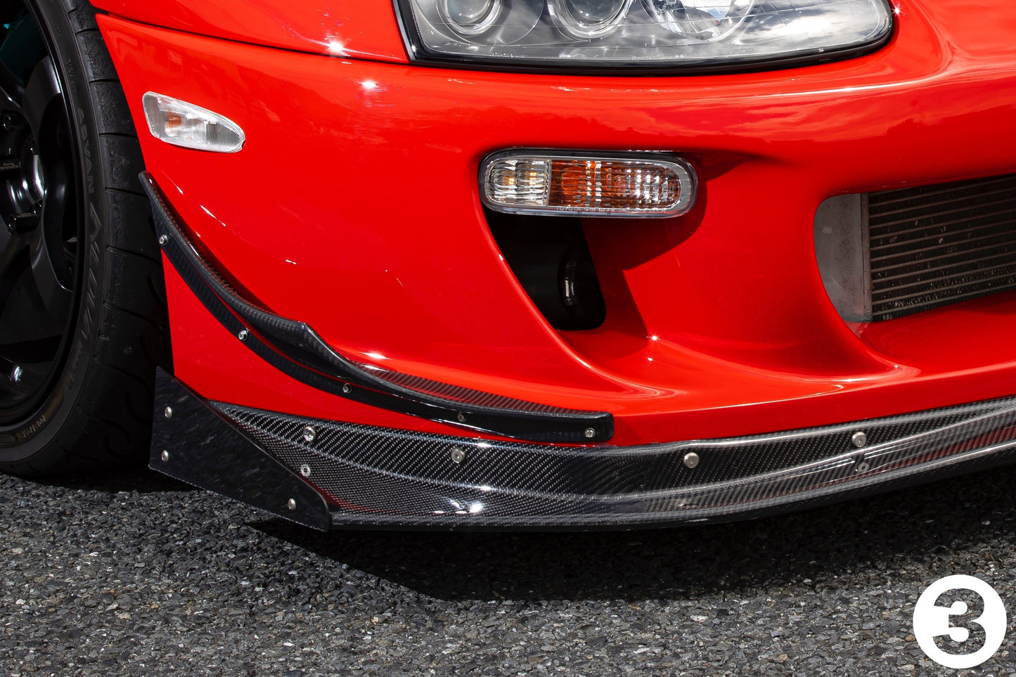 MAX ORIDO RIDOX MAX ORIDO Front Canards [FRP]- Toyota Supra JZA 80 *Special Order*