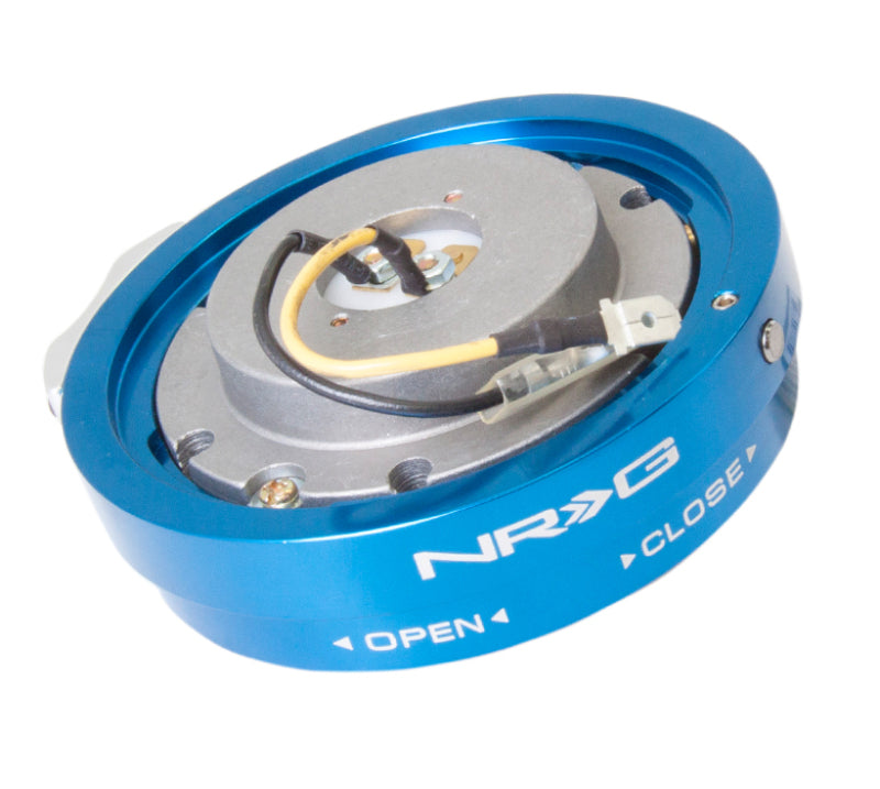 NRG Quick Release Kit Thin Version Blue SRK-400BL Photo - Primary