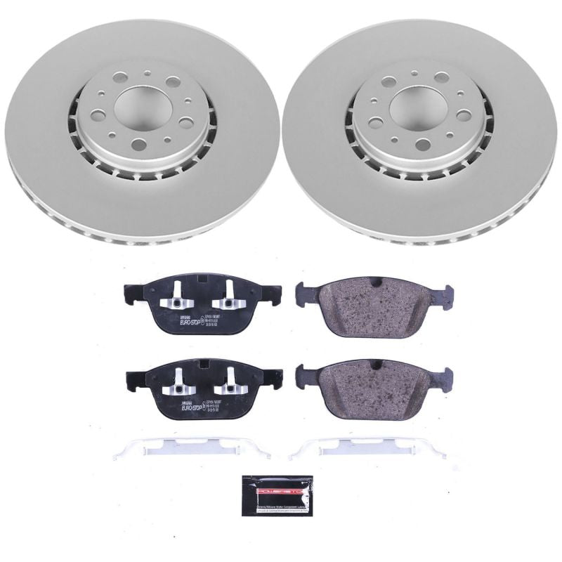 PowerStop Power Stop 03-14 Volvo XC90 Front Euro-Stop Brake Kit ESK5707 ESK5707 Photo - Primary