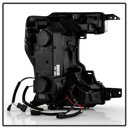SPYDER Signature 20-22 Ford F250/F350 (Halogen) Proj. Headlights - Black (PRO-YD-FS20HALSI-SEQ-BK) 5088628 5088628 Photo - Unmounted
