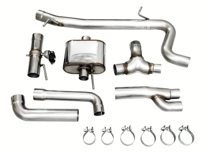 AWE Tuning Audi 22-23 8Y RS3 Cat-Back SwitchPath Exhaust (No Tips) 3025-31389 3025-31389 Photo - out of package