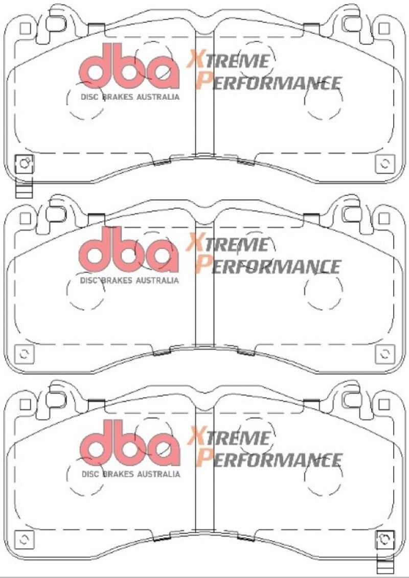 DBA 15-19 Ford Mustang GT (w/Performance Pkg/380mm Front Rotor) XP Performance Front Brake Pads DB9021XP DB9021XP Photo - out of package