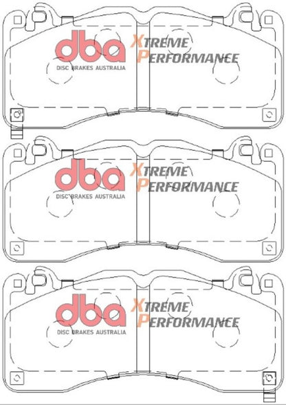 DBA 15-19 Ford Mustang GT (w/Performance Pkg/380mm Front Rotor) XP Performance Front Brake Pads DB9021XP DB9021XP Photo - out of package