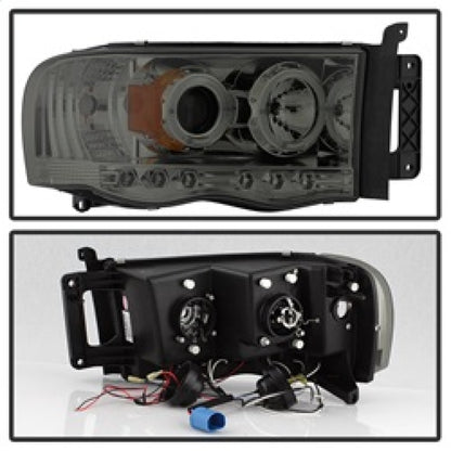 Spyder Dodge Ram 1500 02-05/Ram 2500 03-05 Projector Headlights LED Halo LED Smke PRO-YD-DR02-HL-SMC 5009999 5009999 Photo - Unmounted