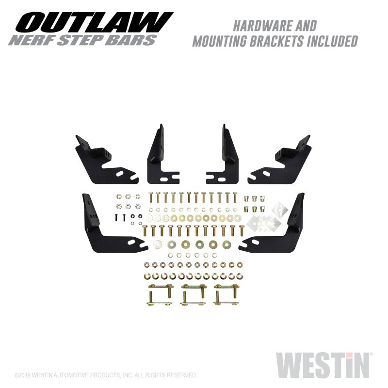 Westin 09-18 Dodge RAM 1500 Crew Cab Outlaw Nerf Step Bars 58-53565 58-53565 Photo - Unmounted