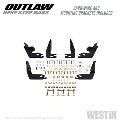 Westin 09-18 Dodge RAM 1500 Crew Cab Outlaw Nerf Step Bars 58-53565 58-53565 Photo - Unmounted
