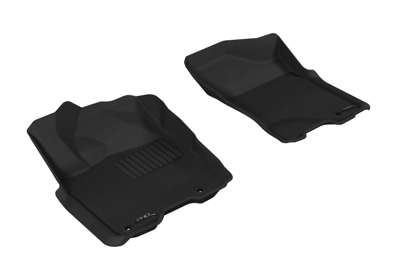 3D MAXpider 2009-2015 Nissan Titan King/Crew Cab Kagu 1st Row Floormat - Gray L1NS06311501 L1NS06311501 Photo - Primary