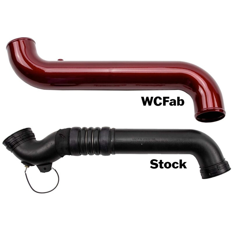 Wehrli 11-16 Duramax LML Passenger Side 3.5 in. Intercooler Pipe - WCFab Grey WCF100682-GRY WCF100682-GRY User 2