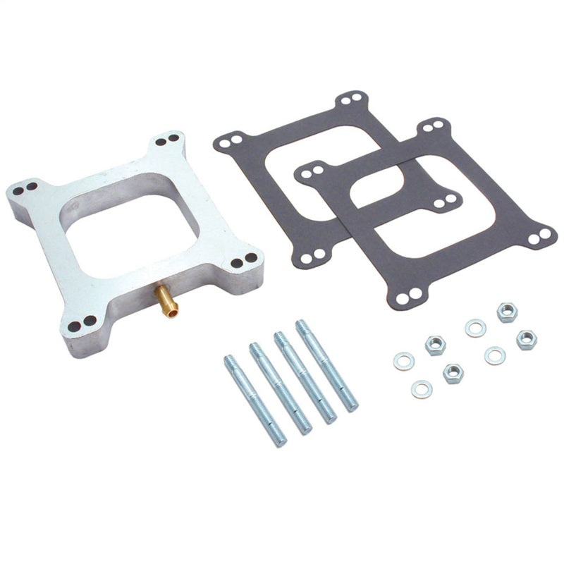 Spectre Carburetor Spacer - 1in. Open w/Tube Aluminum 5776 5776 Photo - Primary