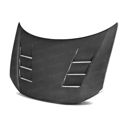 Seibon 12-13 Honda Civic 2dr TS-Style Carbon Fiber Hood HD1213HDCV2D-TS HD1213HDCV2D-TS Photo - Primary