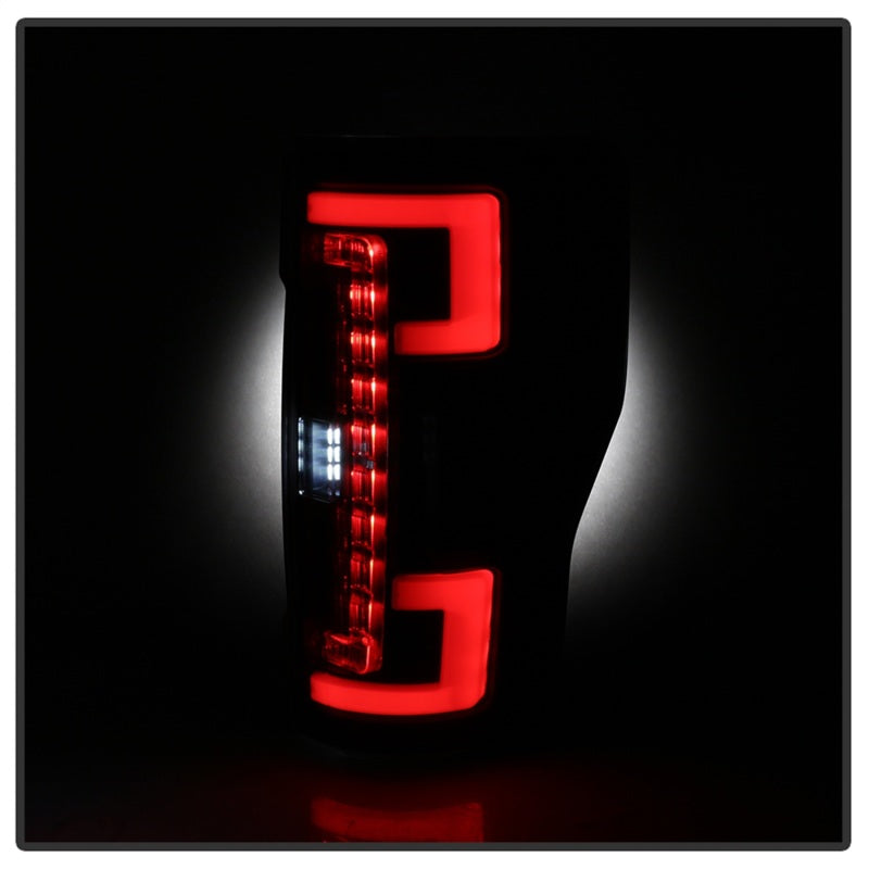 Spyder 17-18 Ford F-250 SD (w/Blind Spot Sensor) LED Tail Lights - Blk (ALT-YD-FS17BS-LED-BK) 5085610 5085610 Photo - Unmounted
