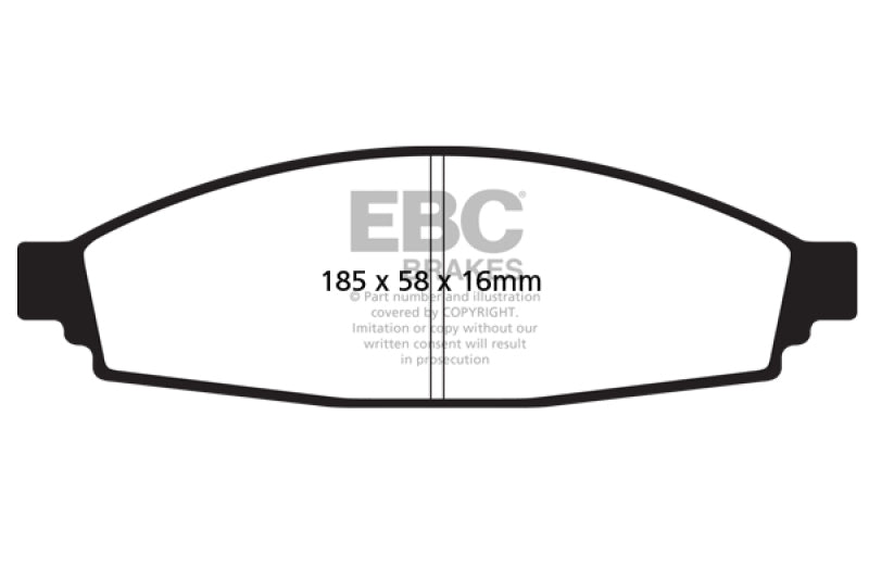 EBC Disc Brake Pad Set DP61675 Photo - Primary