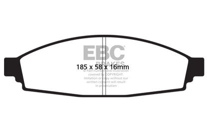 EBC Disc Brake Pad Set DP61675 Photo - Primary
