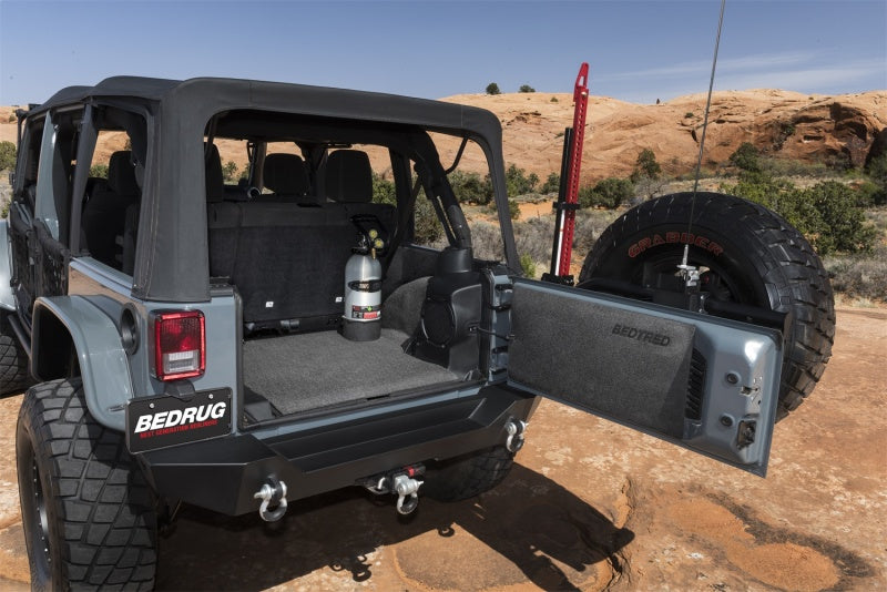 Bedrug Jeep Bedtread 07-10 Jeep JK Unlimited 4DR Rear 5Pc. Cargo Kit BTJK07R4 Photo - Mounted