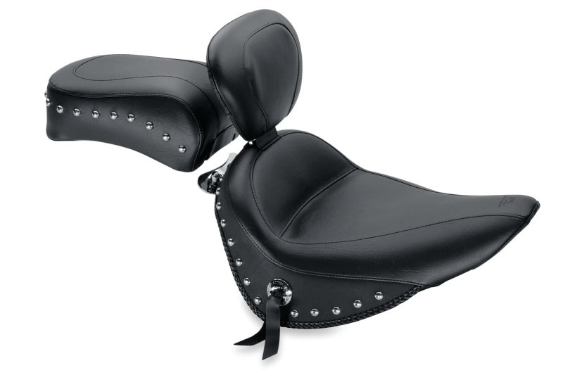 Mustang Motorcycle Mustang 00-15 Harley Softail Std Rear Tire Std Touring, Wide Touring Recessed Passenger Seat - Black 79711 79711 Photo - Primary