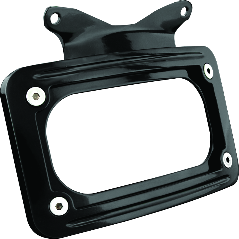Kuryakyn Curved Lic Plate Mount Blk 3147 3147 Photo - Primary