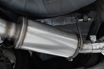 MBRP 2022+ Subaru WRX 3in Cat-Back Dual Split Rear Quad Tips Street Profile Exhaust S4807304 S4807304 Photo - Close Up