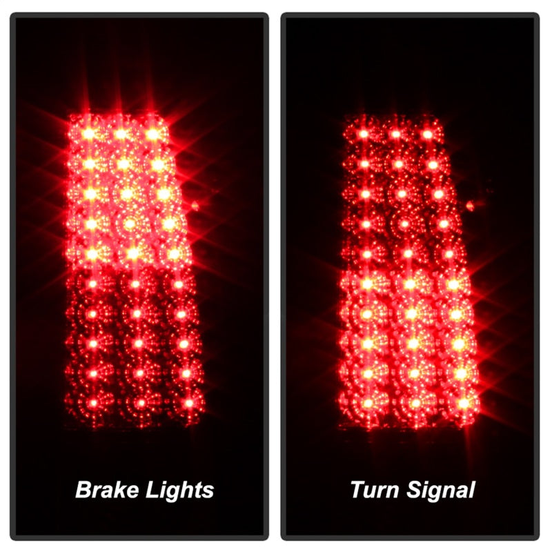 SPYDER Xtune Chevy Silverado 1500/2500/3500 99-02 LED Tail Lights Red Clear ALT-ON-CS99-LED-RC 5008831 5008831 Photo - Unmounted