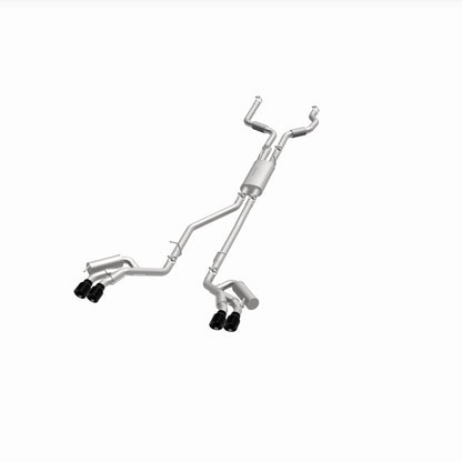 MagnaFlow 20-21 Ford Explorer 3.0L V6 Dual Exit Quad Black Chrome Tip Street Series Cat-Back Exhaust 19515 19515 360 Degree Image Set
